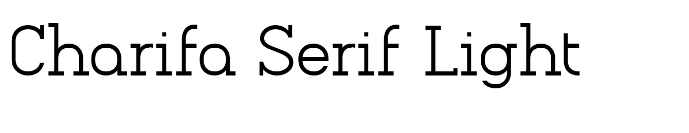 Charifa Serif Light